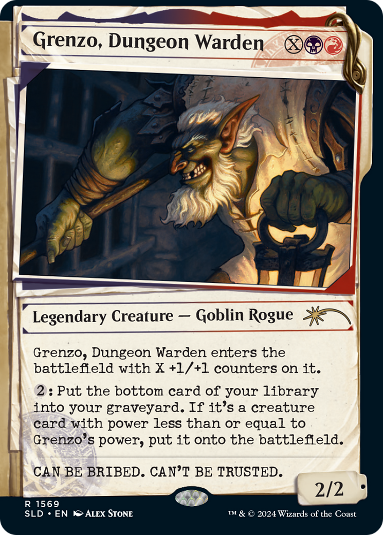 Grenzo, Dungeon Warden (SLD-1569) - Secret Lair Drop: (Showcase)