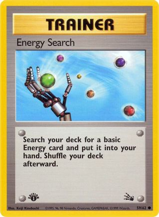 Energy Search 059 - 1st Edition Fossil - Common