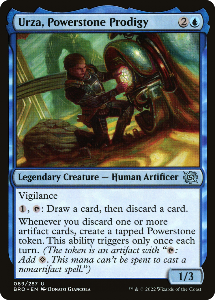 Urza, Powerstone Prodigy (BRO-069) - The Brothers' War
