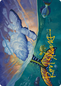 Dreamtide Whale // Dreamtide Whale (AMH3-002) - Modern Horizons 3 Art Series (Borderless) Foil