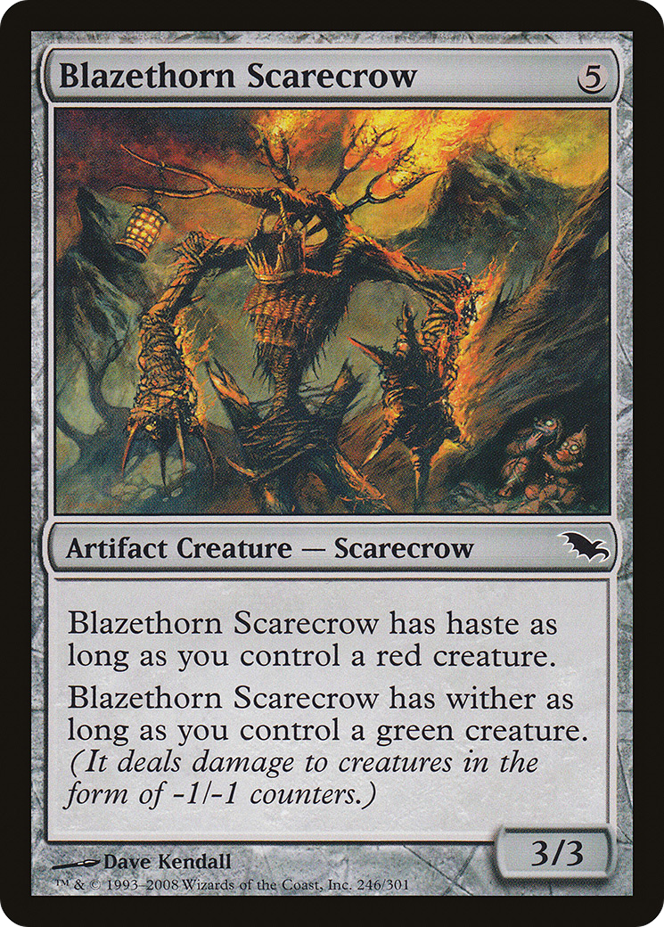 Blazethorn Scarecrow (SHM-246) - Shadowmoor Foil