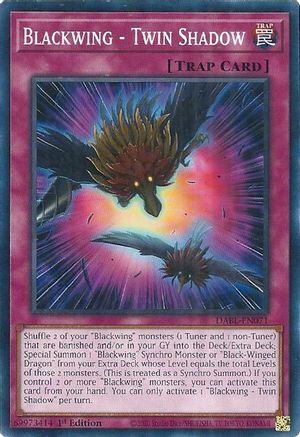 Blackwing - Twin Shadow (DABL-EN071) - Darkwing Blast 1st Edition