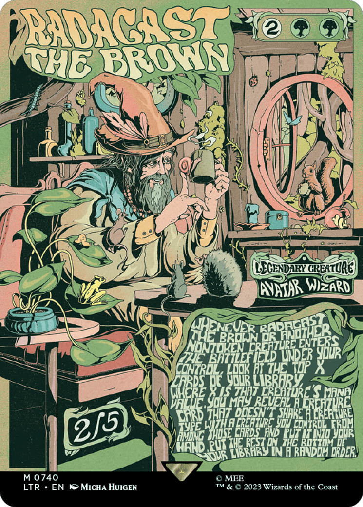 Radagast the Brown (Borderless Poster) (LTR-740) - The Lord of the Rings: Tales of Middle-earth Foil