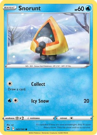 Snorunt 041 SWSH12 Silver Tempest - Common