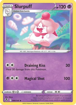 Slurpuff 084 - Reverse Holofoil SWSH12 Silver Tempest - Uncommon