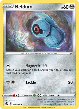 Beldum 117 SWSH12 Silver Tempest - Common