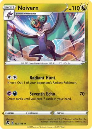 Noivern 133 SWSH12 Silver Tempest - Rare