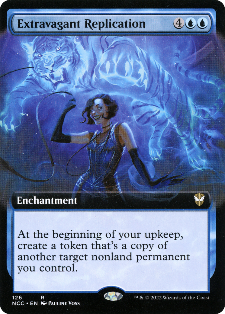 Extravagant Replication (Extended Art) (NCC-126) - New Capenna Commander: (Extended Art)