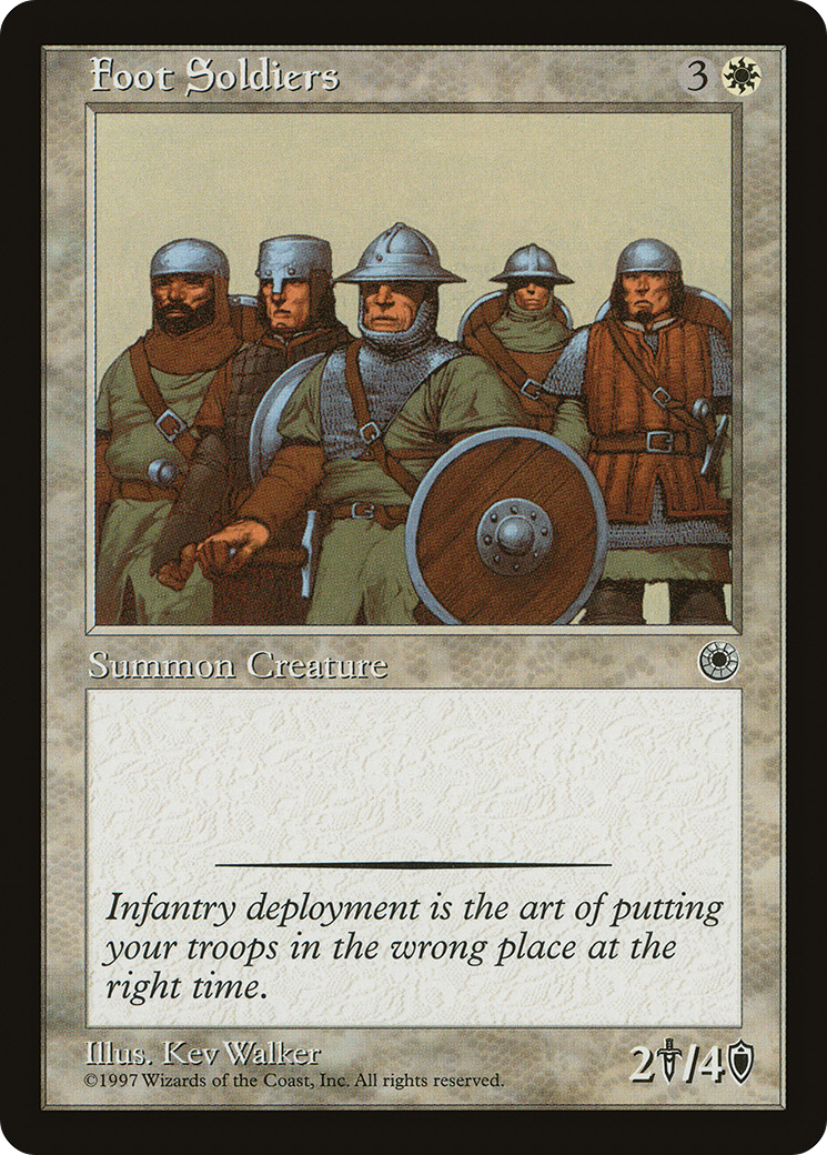 Foot Soldiers (POR-) - Portal