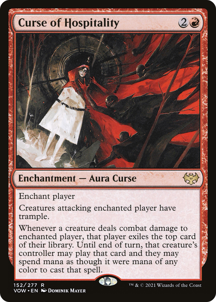 Curse of Hospitality (VOW-152) - Innistrad: Crimson Vow Foil