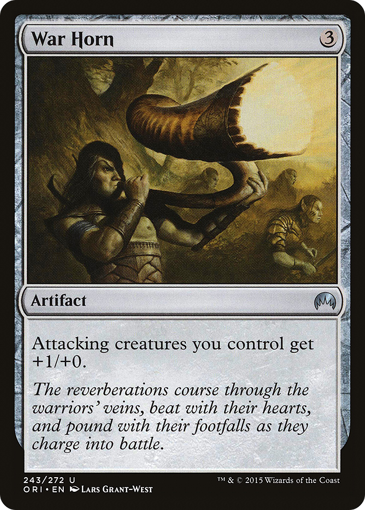 War Horn (ORI-243) - Magic Origins Foil
