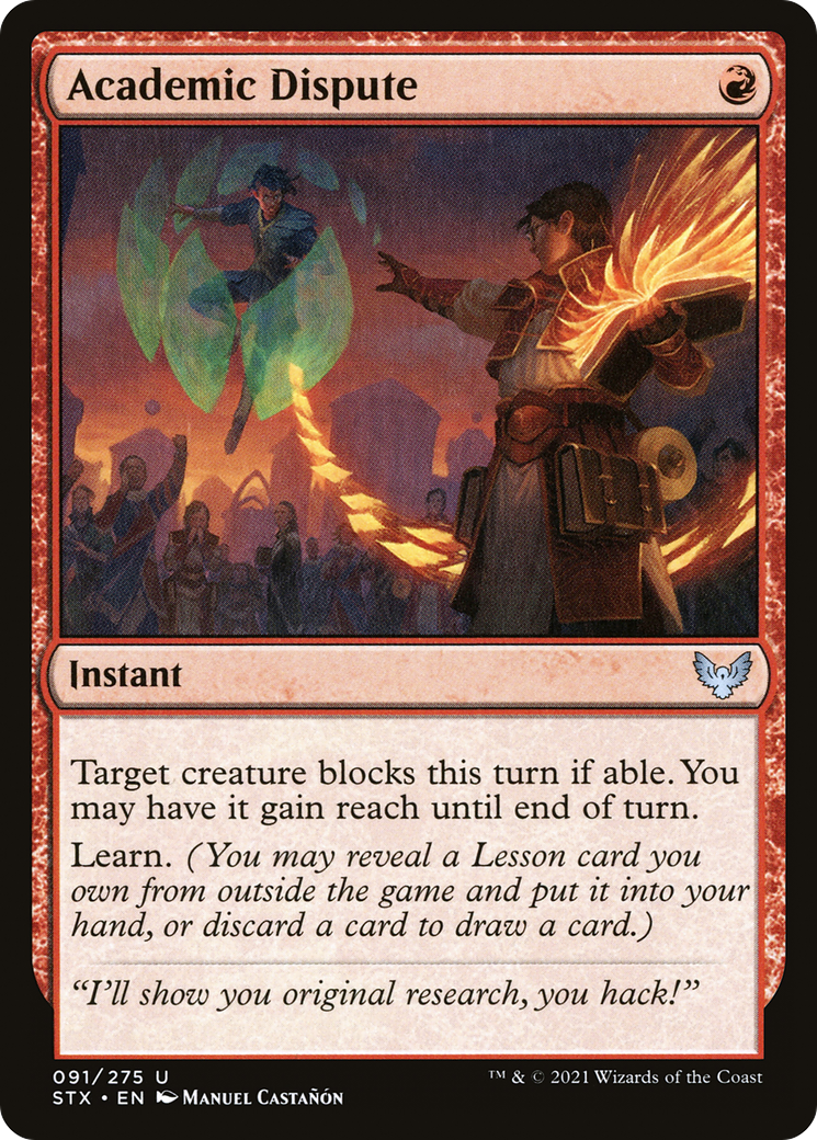 Academic Dispute (STX-091) - Strixhaven: School of Mages Foil