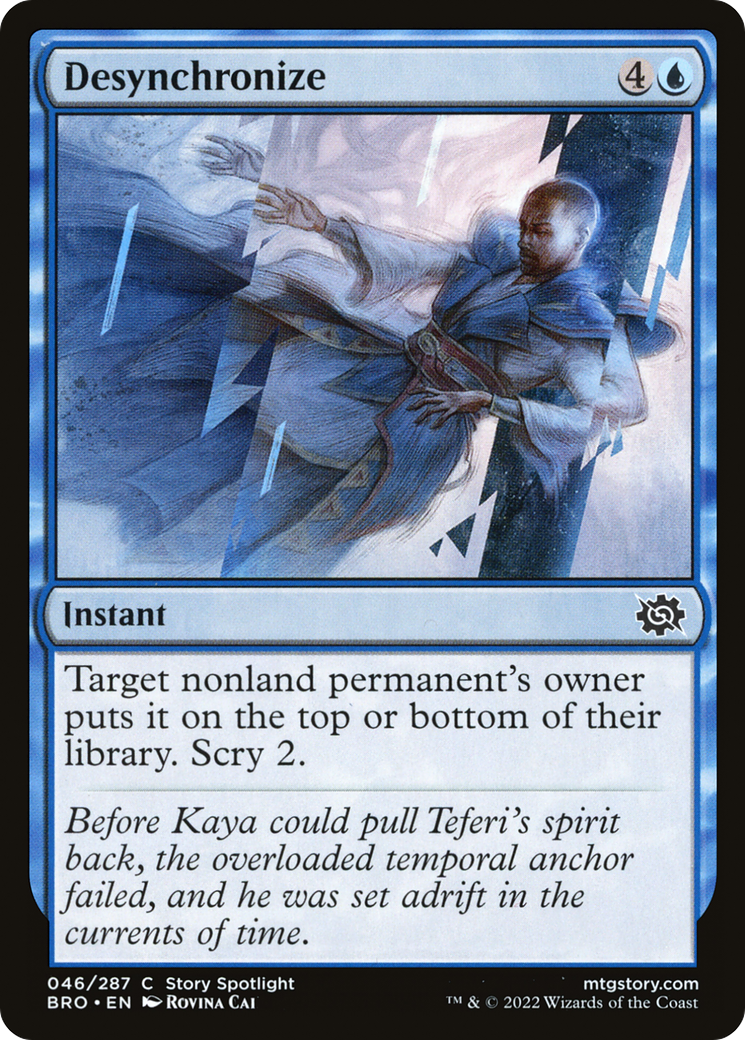 Desynchronize (BRO-046) - The Brothers' War Foil
