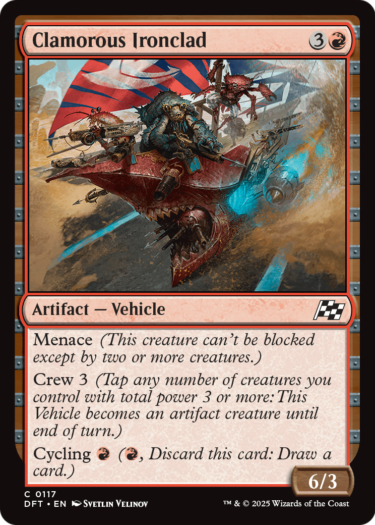 Clamorous Ironclad (DFT-117) - Aetherdrift Foil
