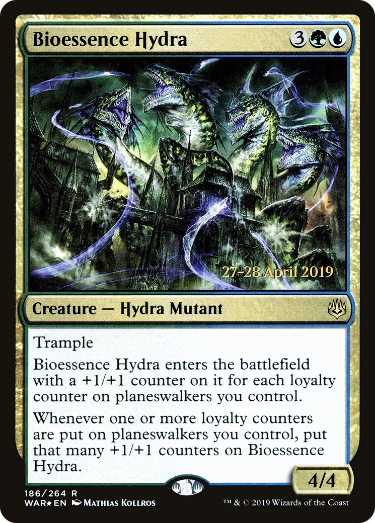 Bioessence Hydra (PRE-186) - War of the Spark Promos Foil