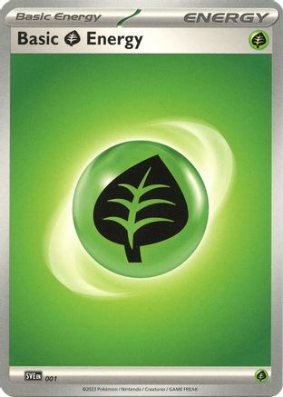 Basic Grass Energy 001 SVE Scarlet & Violet Energies - Common