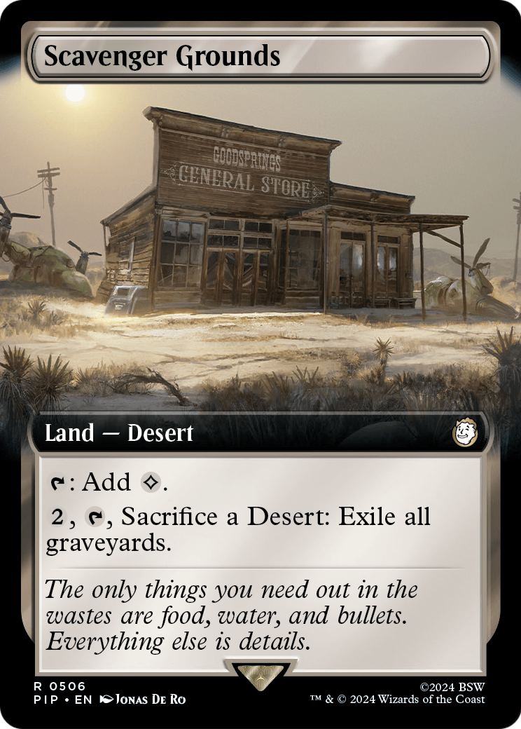 Scavenger Grounds (Extended Art) (PIP-506) - Fallout: (Extended Art) Foil