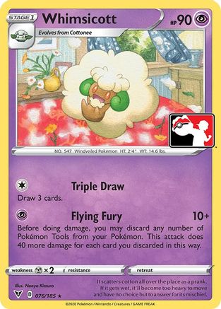 Whimsicott Prize Pack Series Cards - Rare