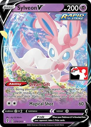 Sylveon V - Holofoil Prize Pack Series Cards - Ultra Rare
