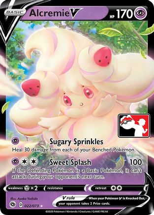 Alcremie V - Holofoil Prize Pack Series Cards - Ultra Rare