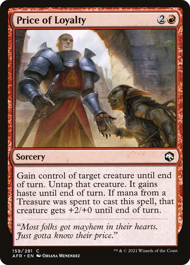 Price of Loyalty (AFR-159) - Adventures in the Forgotten Realms