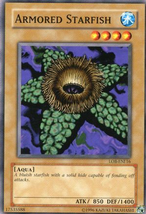 Armored Starfish (LOB-EN116) - Legend of Blue Eyes White Dragon (Worldwide English) Unlimited