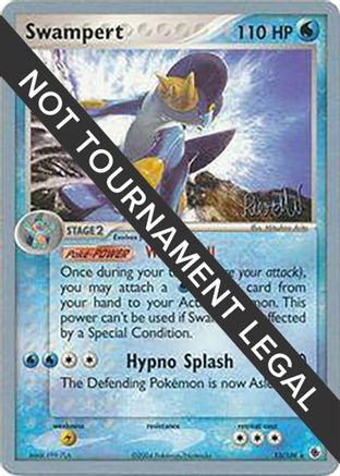 Swampert - 2004 (Reed Weichler) 013 World Championship Decks - Rare