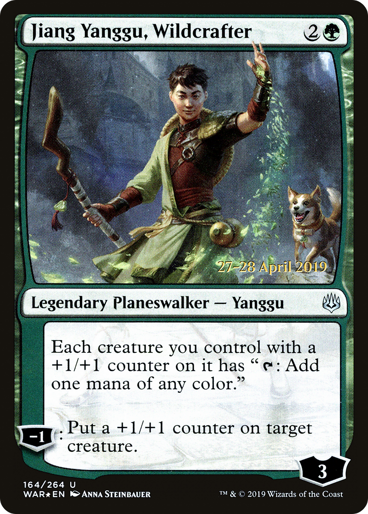 Jiang Yanggu, Wildcrafter (PRE-164) - War of the Spark Promos Foil