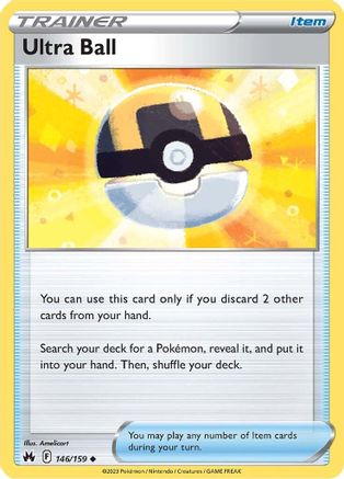 Ultra Ball 146 SWSH Crown Zenith - Uncommon