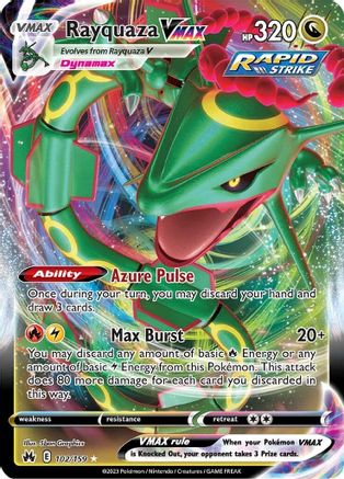Rayquaza VMAX (102) (102) 102 - Holofoil SWSH Crown Zenith - Ultra Rare