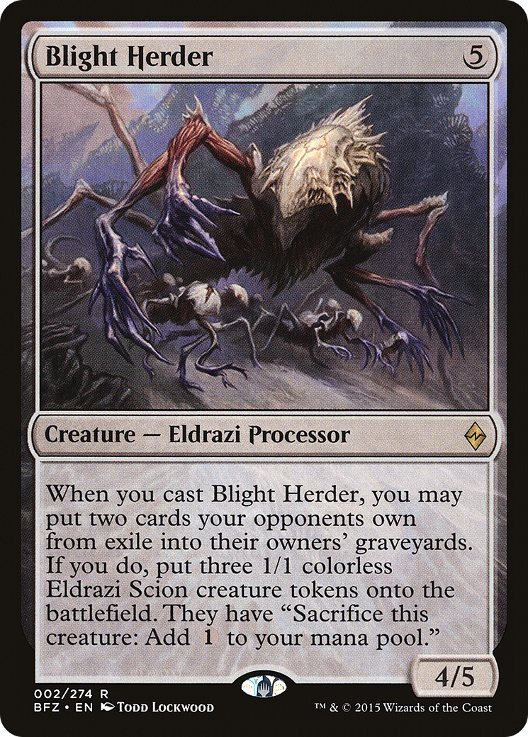Blight Herder (BFZ-002) - Battle for Zendikar