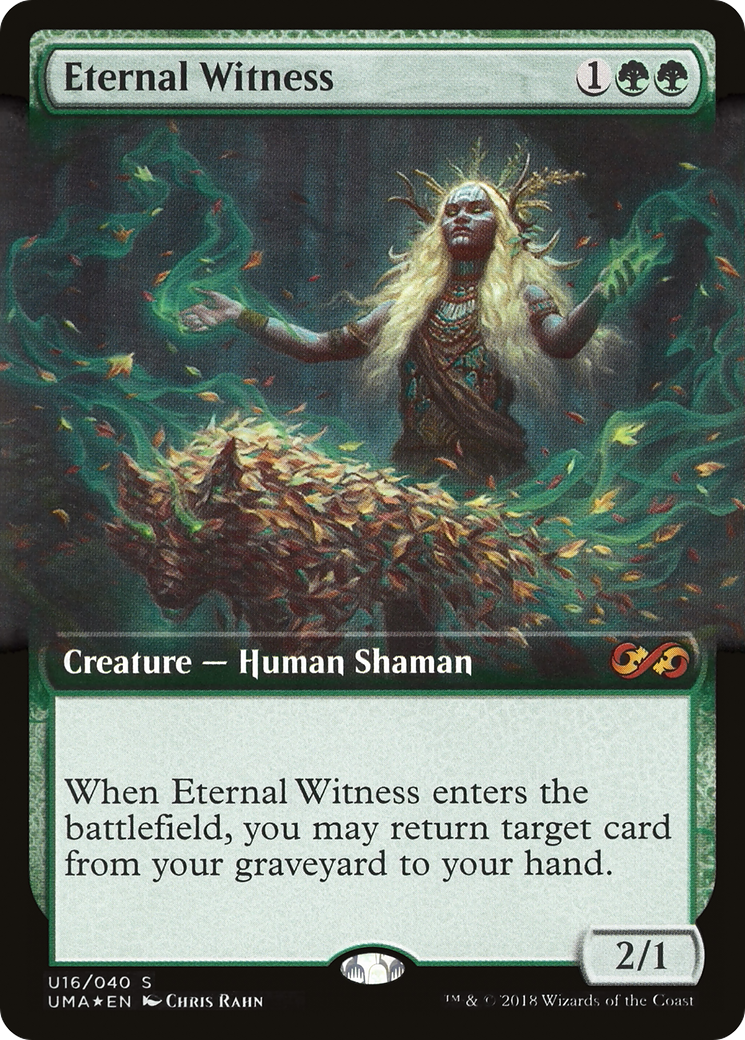 Eternal Witness (UMA:BT-U16) - Ultimate Box Topper: (Extended Art) Foil