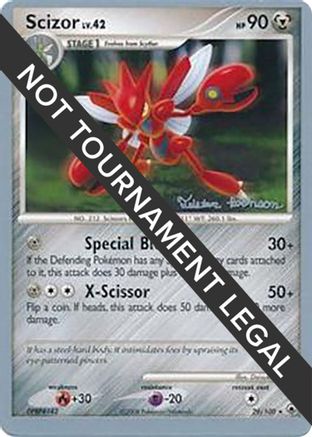 Scizor - 2008 (Tristan Robinson) 029 World Championship Decks - Rare