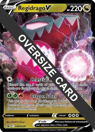 Regidrago V - SWSH281 - Holofoil Jumbo Cards - Promo