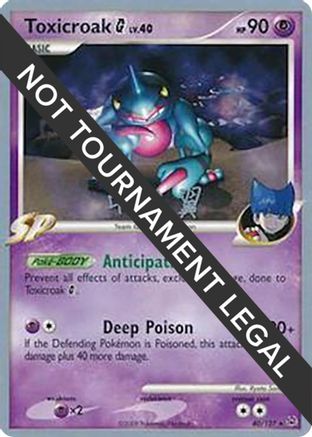 Toxicroak G (40) (40) - 2009 040 World Championship Decks - Rare