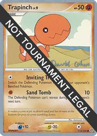 Trapinch - 2009 (David Cohen) 115 World Championship Decks - Common