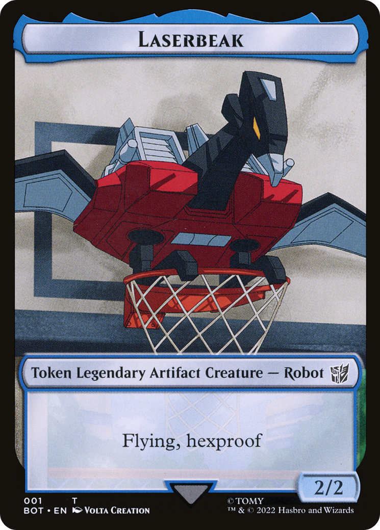 Laserbeak Token (BOT-001) - Transformers Tokens