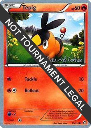 Tepig - 2011 (David Cohen) 015 World Championship Decks - Common