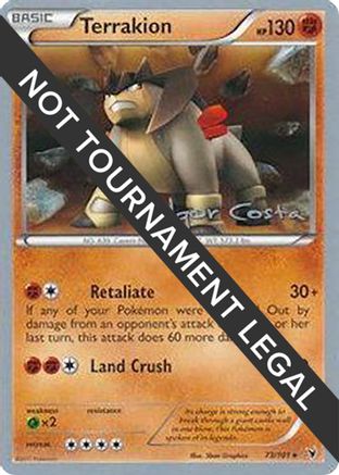 Terrakion - 2012 (Igor Costa) 073 World Championship Decks - Rare