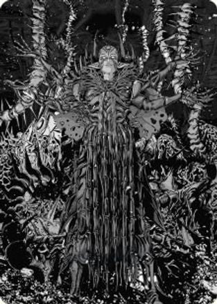 Nissa, Ascended Animist Art Card (ASONE-074) - Art Series: Phyrexia: All Will Be One