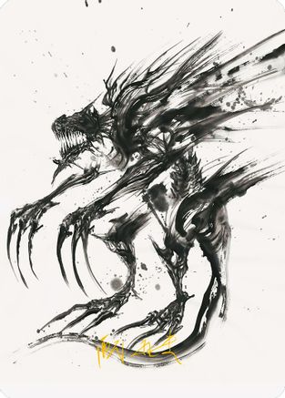 Phyrexian Obliterator Art Card (Gold-Stamped Signature) (ASONE-071) - Art Series: Phyrexia: All Will Be One