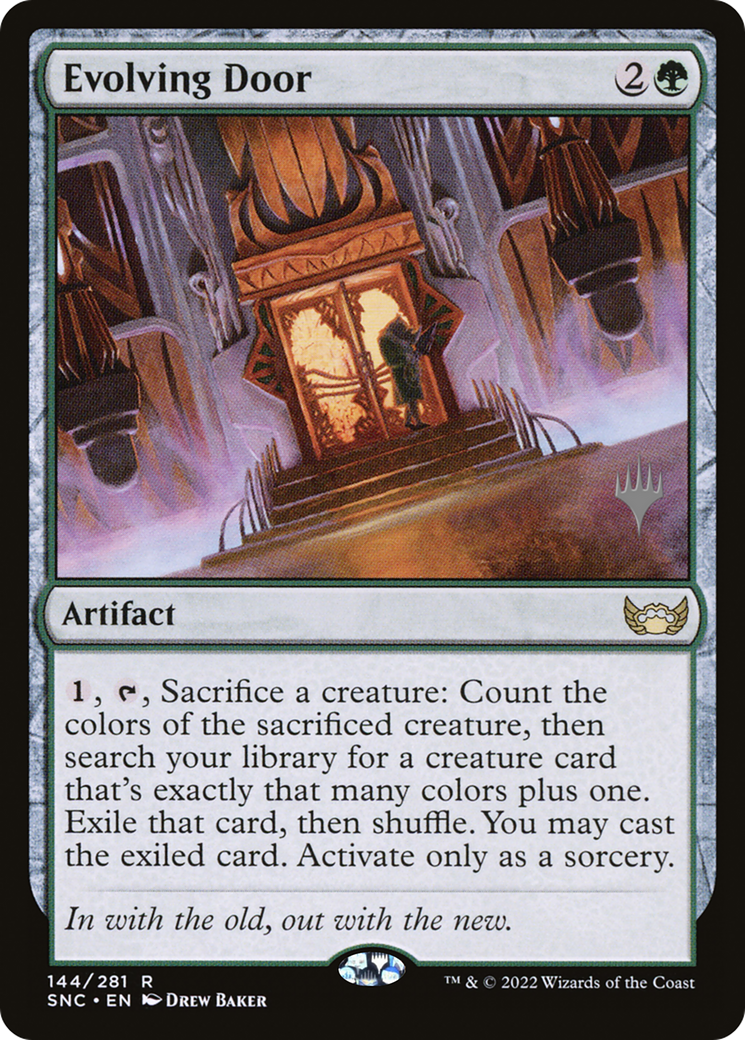 Evolving Door (PPSNC-144) - Streets of New Capenna Promos Foil