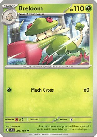Breloom 004 SV01 Scarlet & Violet Base Set - Uncommon