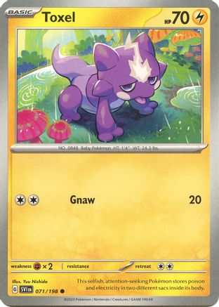 Toxel 071 SV01 Scarlet & Violet Base Set - Common