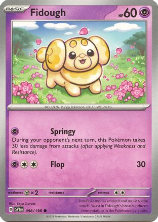 Fidough 098/198 SV01 Scarlet & Violet Base Set - Common