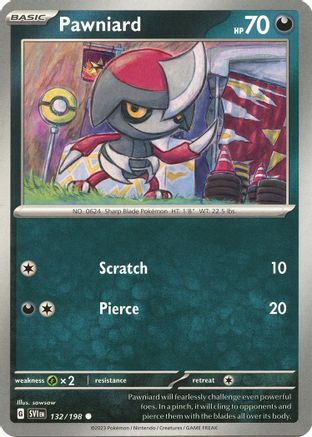 Pawniard 132 SV01 Scarlet & Violet Base Set - Common