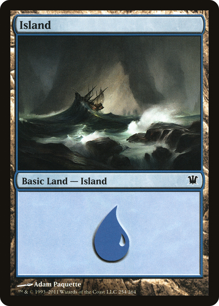 Island (254) (ISD-254) - Innistrad Foil