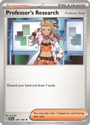 Professor's Research 189/198 Deck Exclusives - Rare