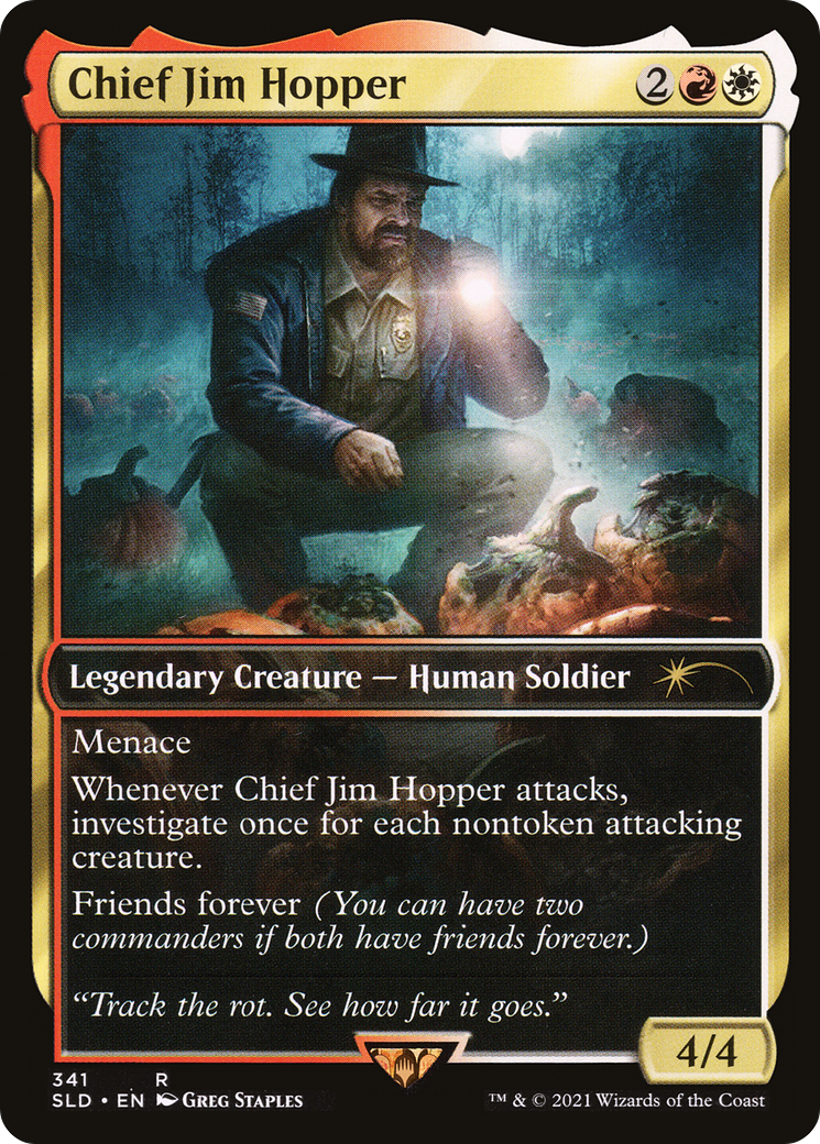 Chief Jim Hopper (SLD-341) - Secret Lair Drop / Chief Jim Hopper