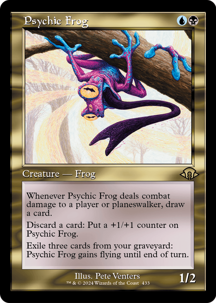 Psychic Frog (Retro Frame) (MH3-433) - Modern Horizons 3 Foil